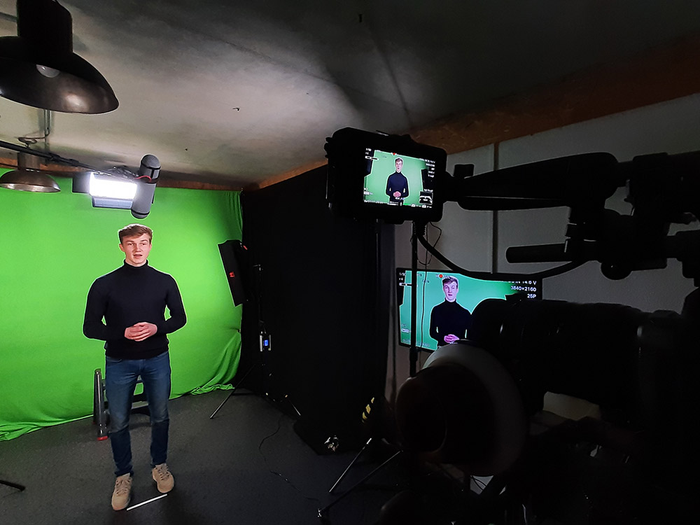instructievideo explainer ontboarding video content green screen studio